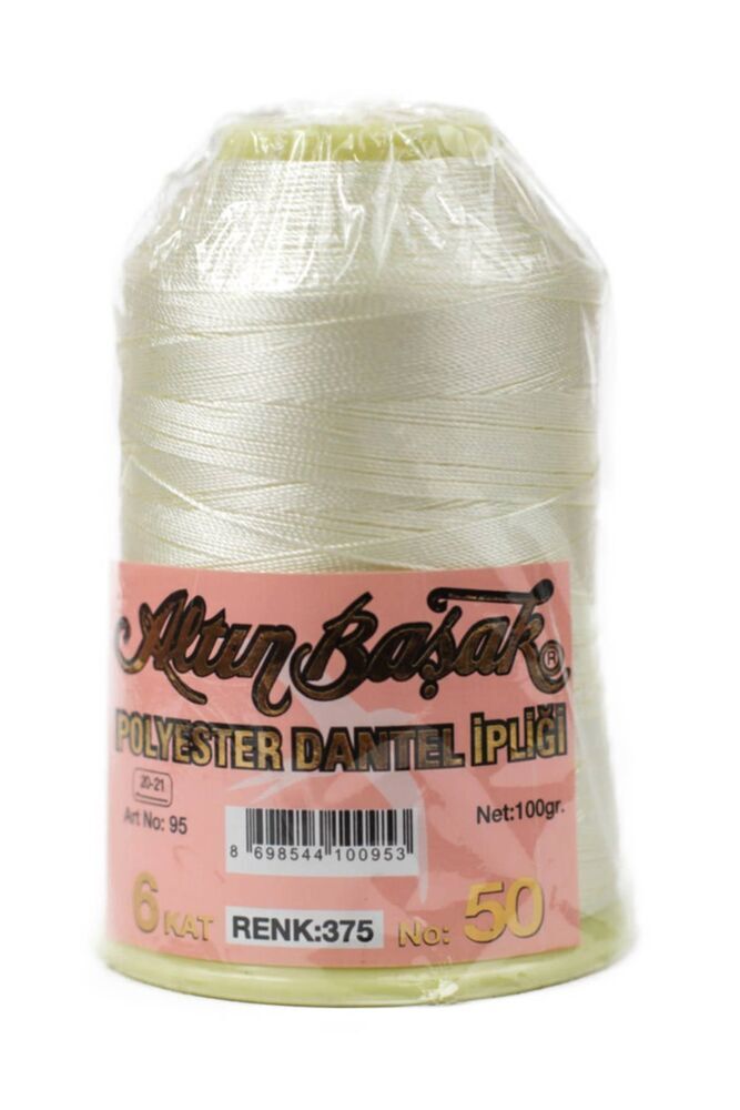 ALTINBAŞAK POLYESTER DANTEL İPİ 50 NO 100 GR 6 ADET