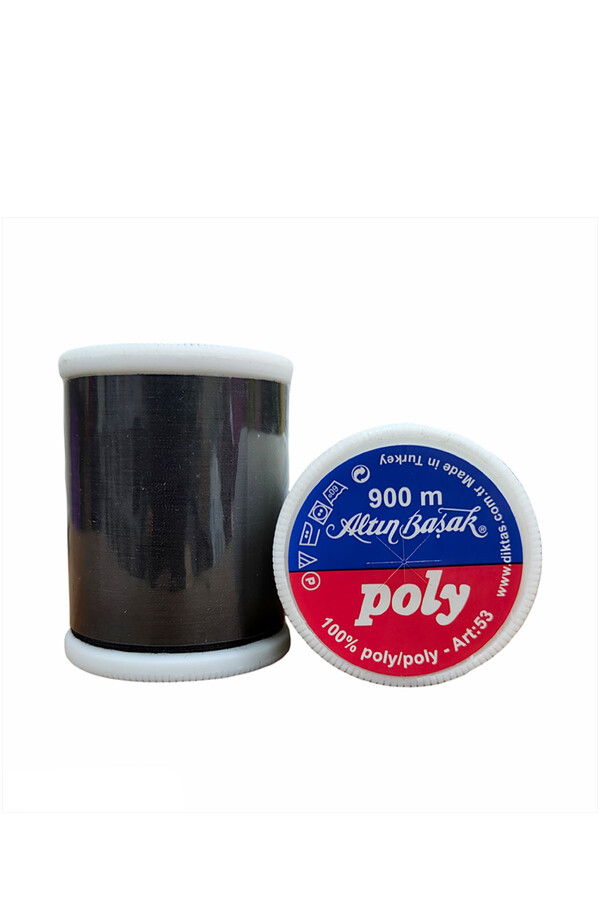 ALTINBAŞAK POLY POLYESTER DİKİŞ İPİ 900 MT - Thumbnail