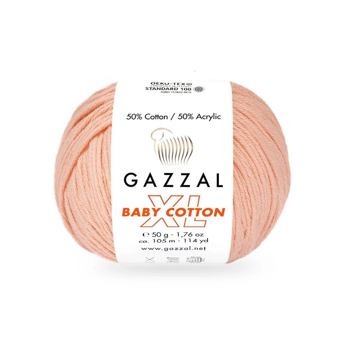 GAZZAL BABY COTTON EL ÖRGÜ İPİ XL 10 LU