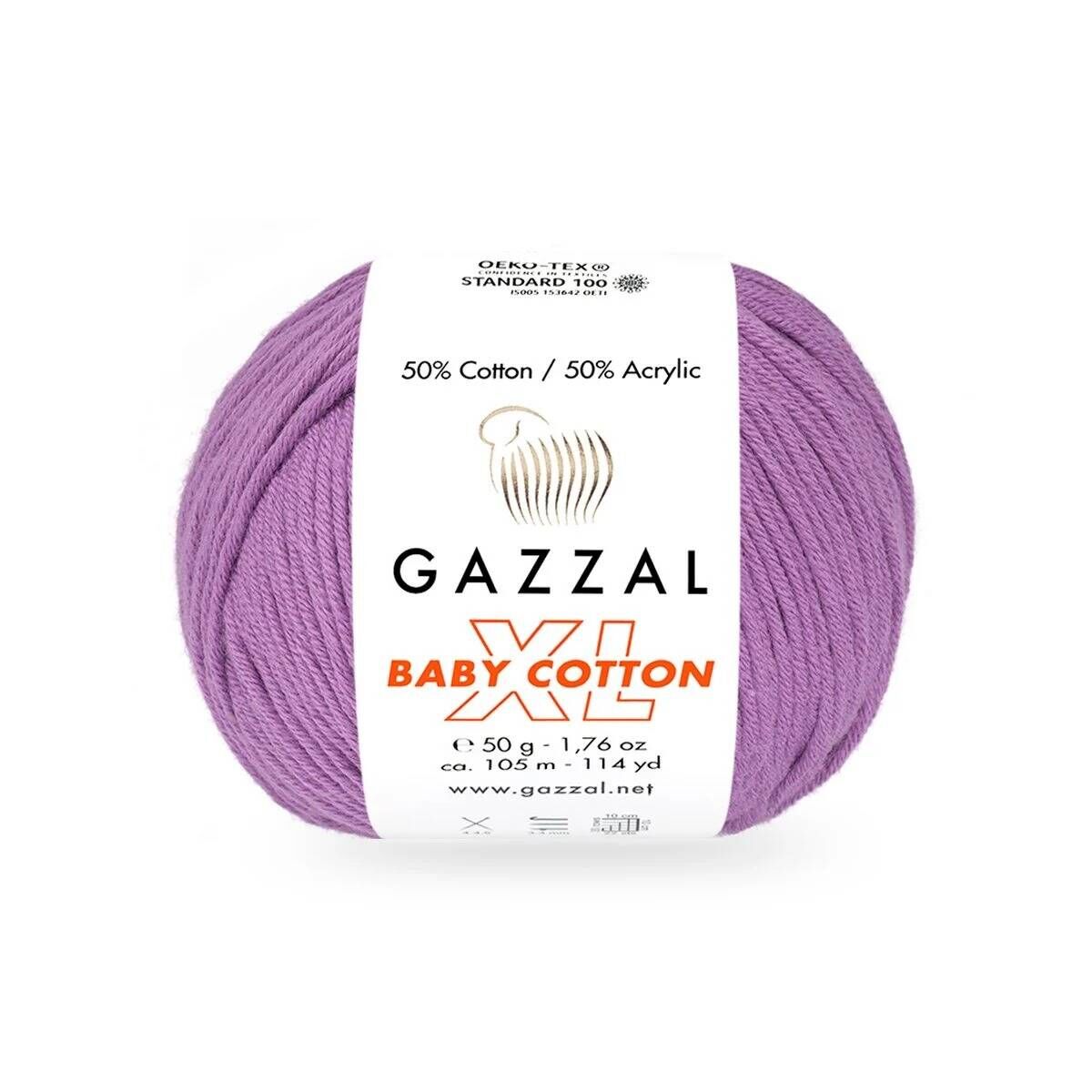 GAZZAL BABY COTTON EL ÖRGÜ İPİ XL 10 LU