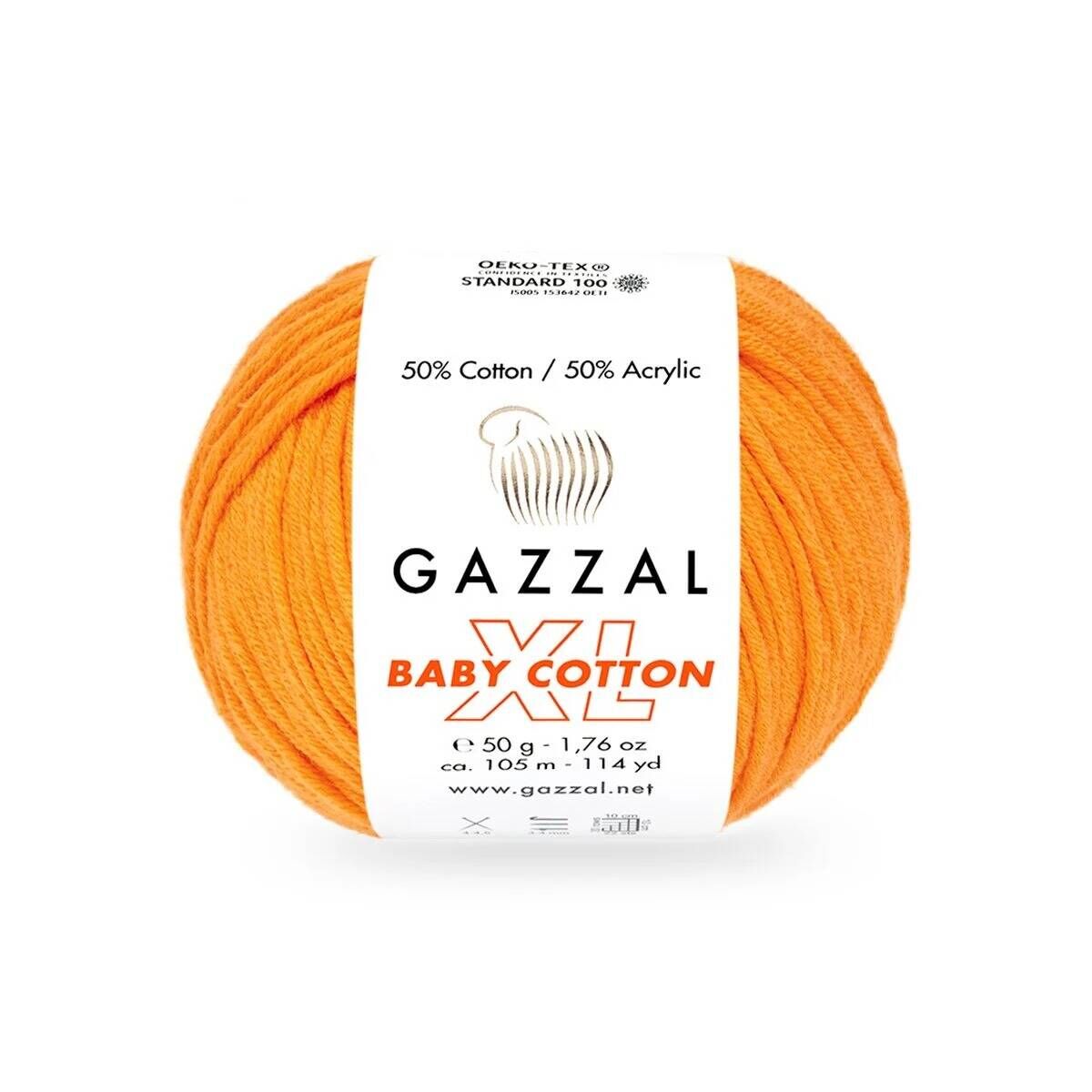 GAZZAL BABY COTTON EL ÖRGÜ İPİ XL 10 LU