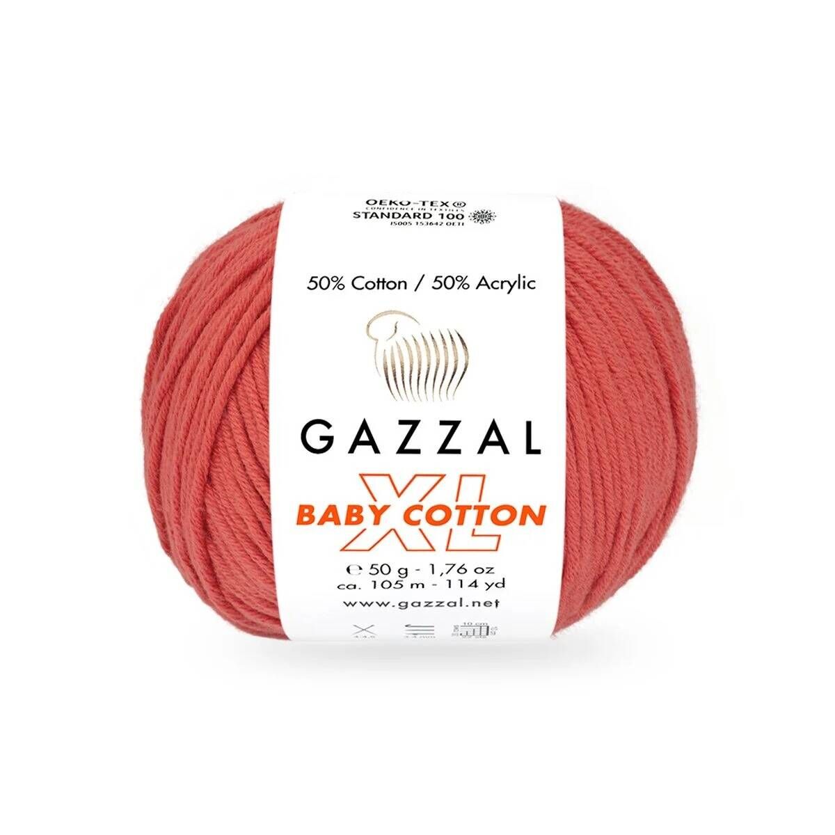 GAZZAL BABY COTTON EL ÖRGÜ İPİ XL 10 LU