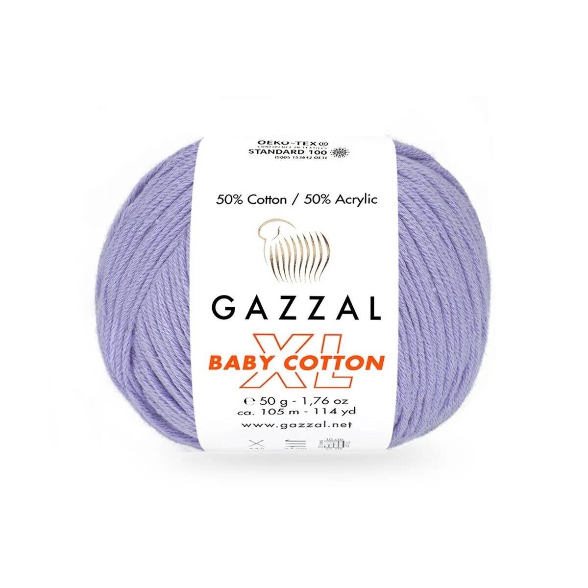 GAZZAL BABY COTTON EL ÖRGÜ İPİ XL 10 LU