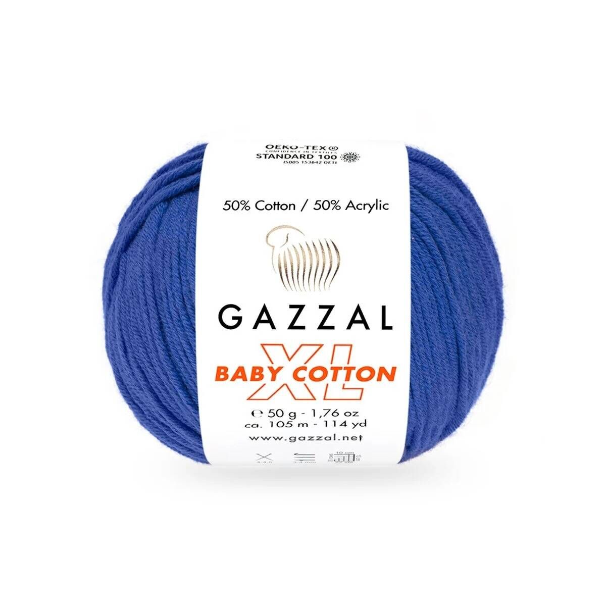 GAZZAL BABY COTTON EL ÖRGÜ İPİ XL 10 LU