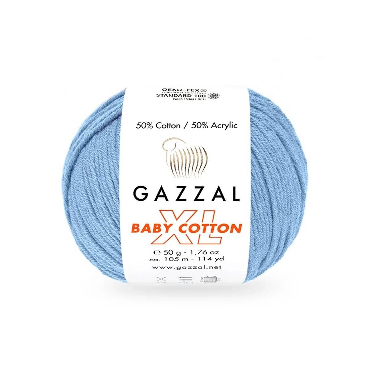 GAZZAL BABY COTTON EL ÖRGÜ İPİ XL 10 LU