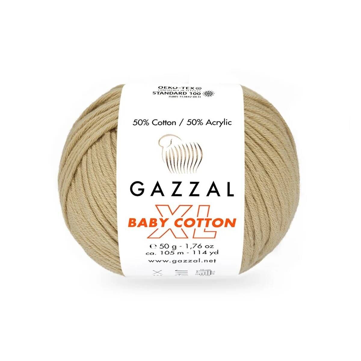 GAZZAL BABY COTTON EL ÖRGÜ İPİ XL 10 LU