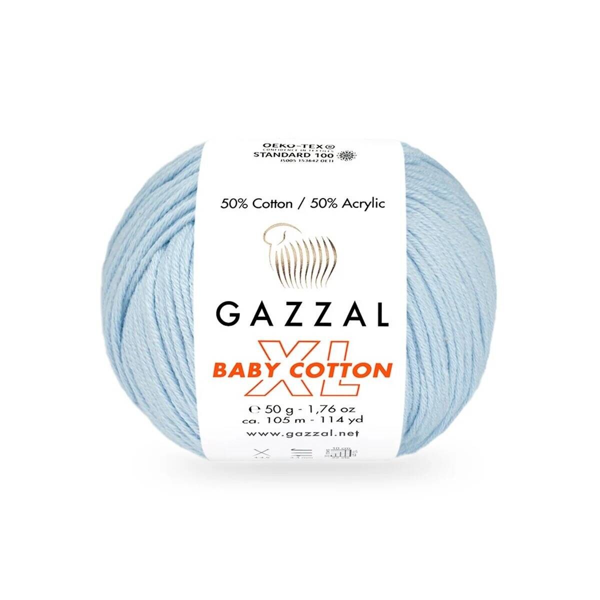 GAZZAL BABY COTTON EL ÖRGÜ İPİ XL 10 LU