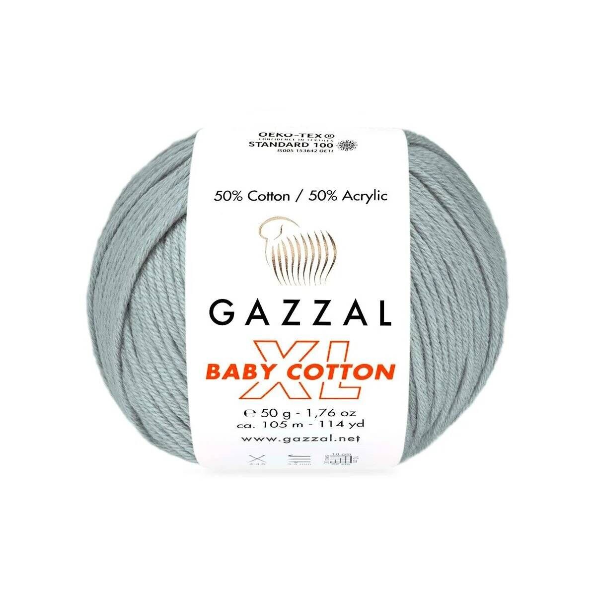 GAZZAL BABY COTTON EL ÖRGÜ İPİ XL 10 LU