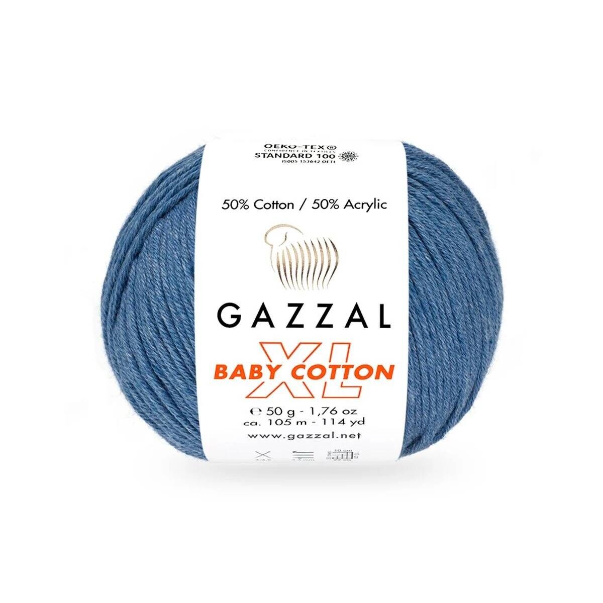 GAZZAL BABY COTTON EL ÖRGÜ İPİ XL 10 LU