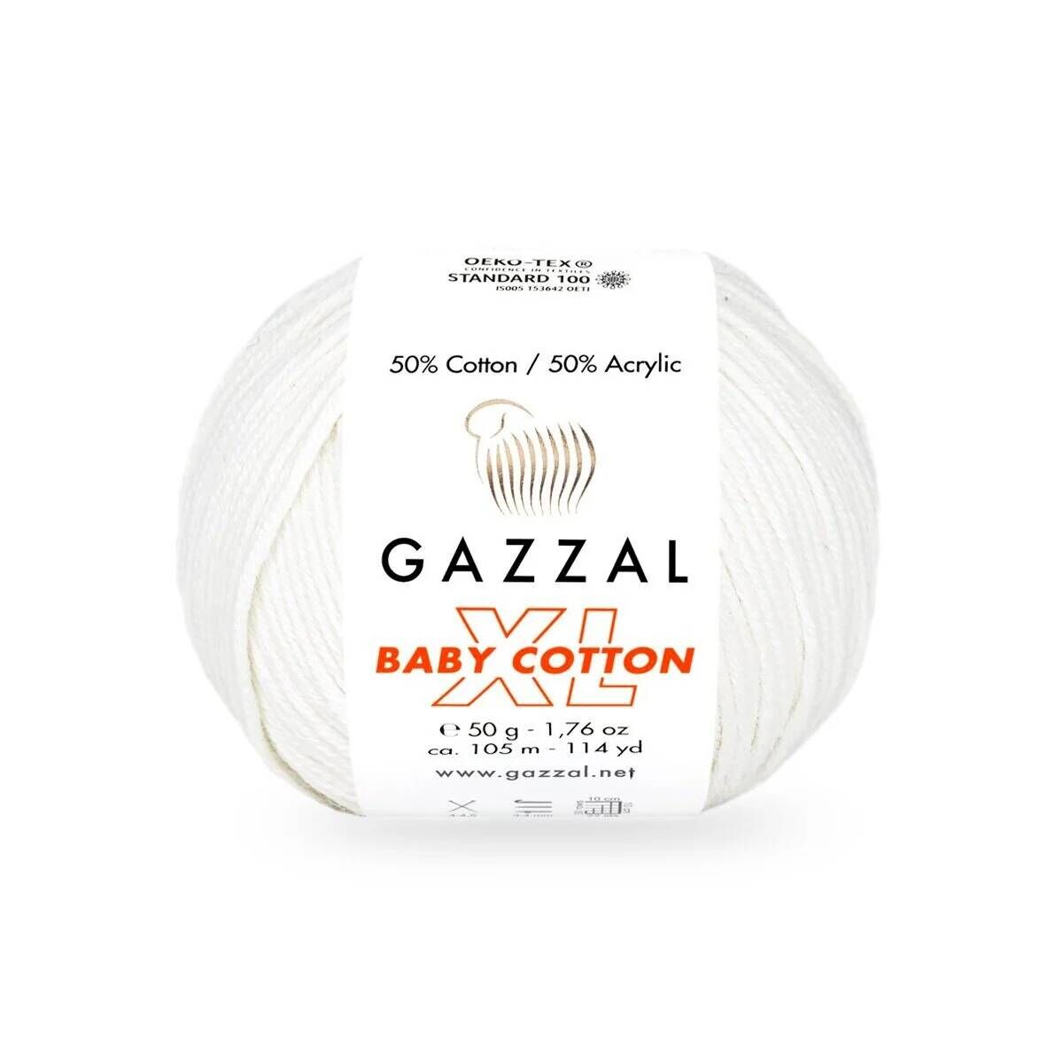 GAZZAL BABY COTTON EL ÖRGÜ İPİ XL 10 LU