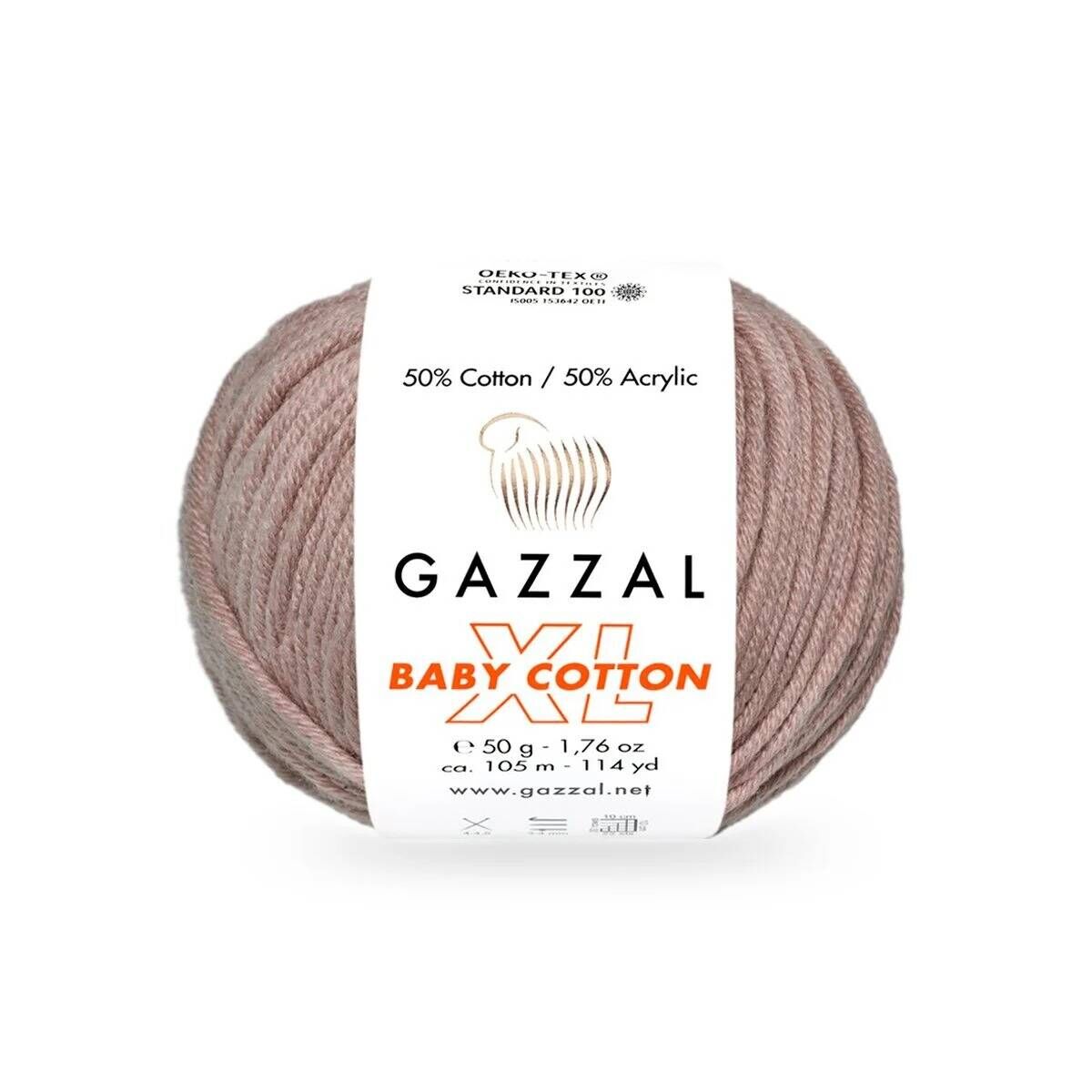 GAZZAL BABY COTTON EL ÖRGÜ İPİ XL 10 LU