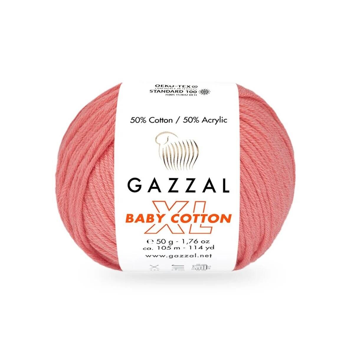 GAZZAL BABY COTTON EL ÖRGÜ İPİ XL 10 LU