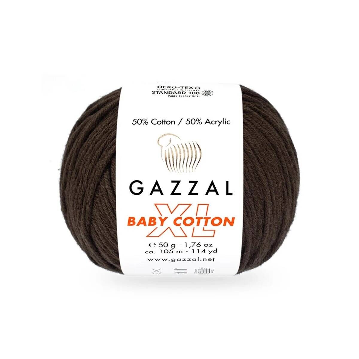 GAZZAL BABY COTTON EL ÖRGÜ İPİ XL 10 LU