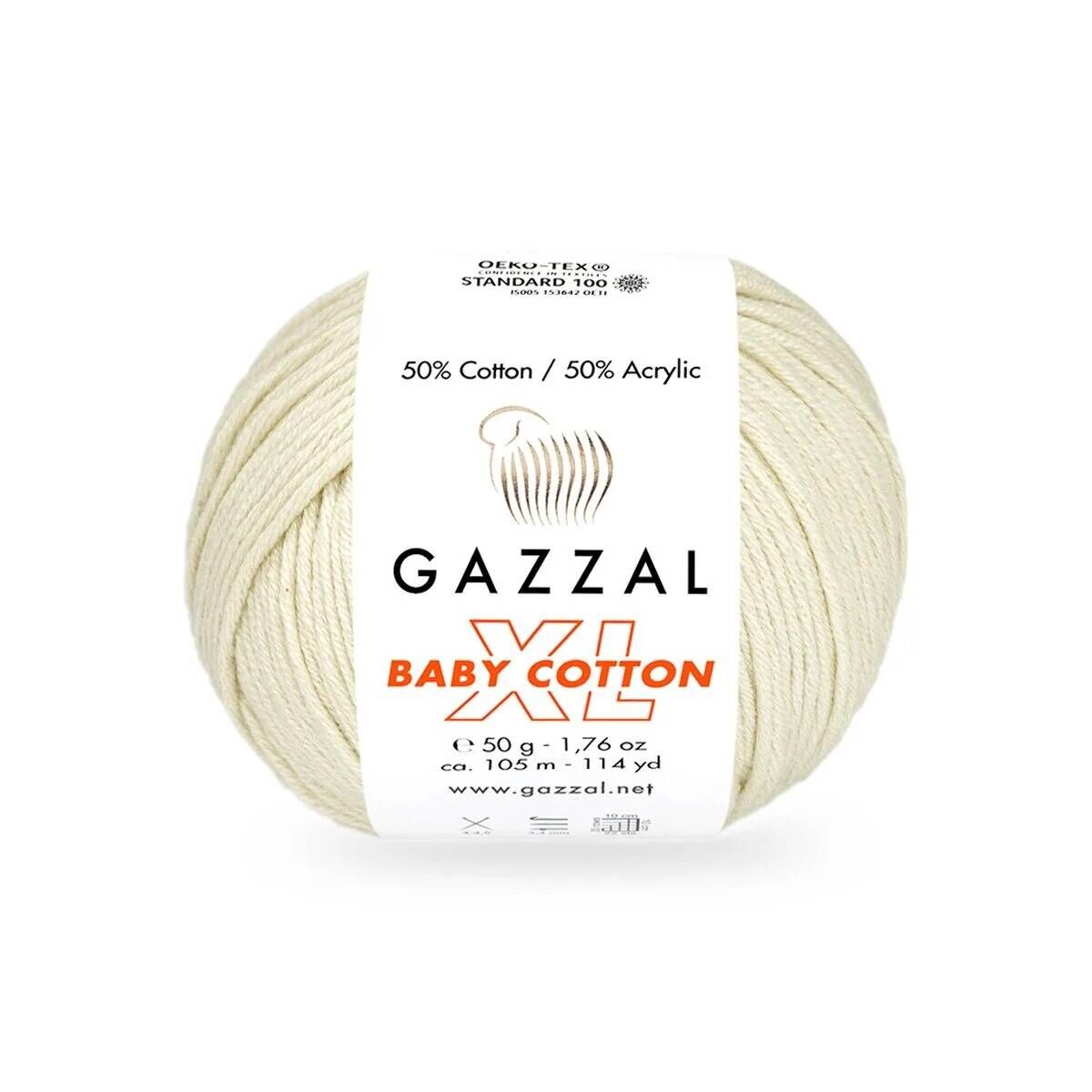 GAZZAL BABY COTTON EL ÖRGÜ İPİ XL 10 LU