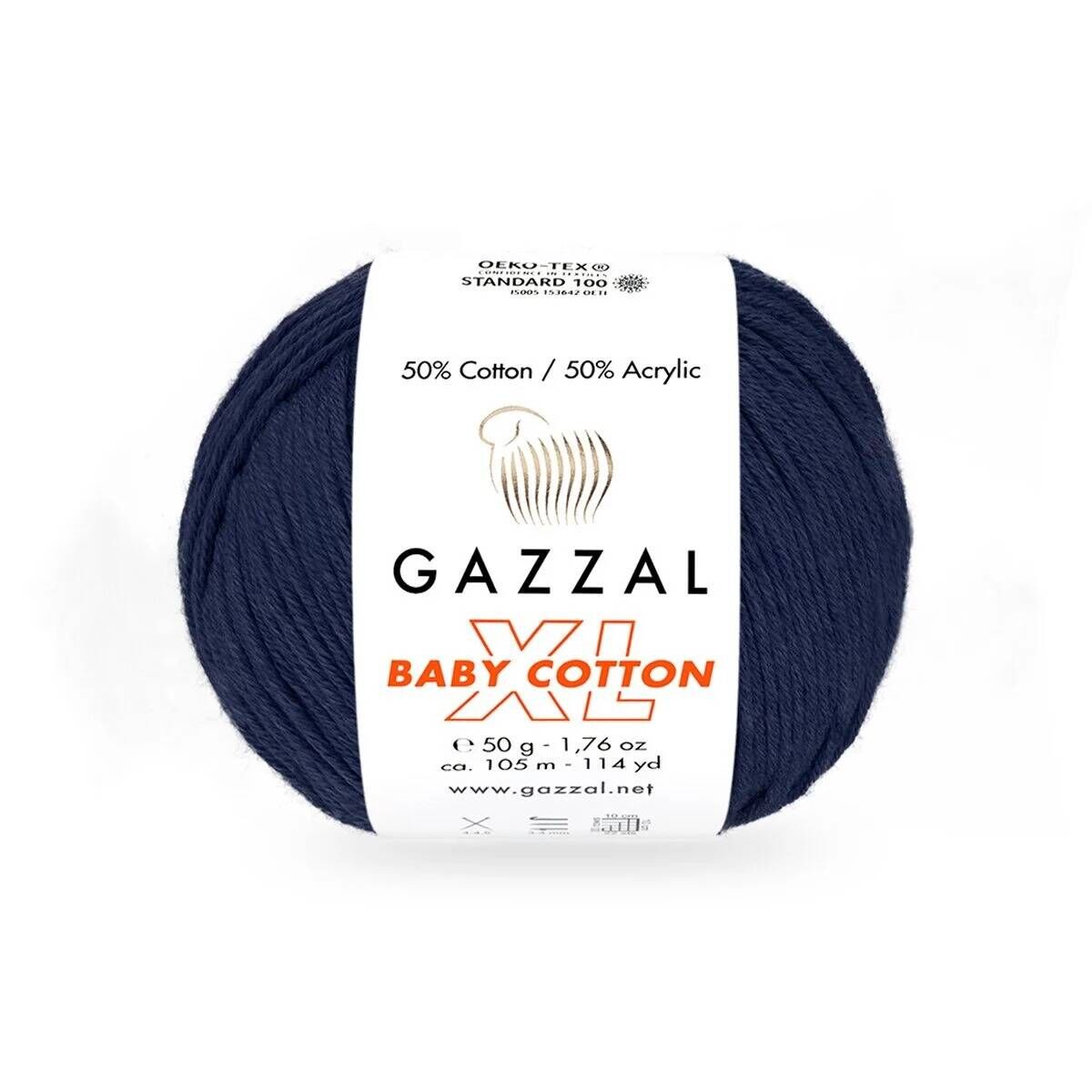 GAZZAL BABY COTTON EL ÖRGÜ İPİ XL 10 LU