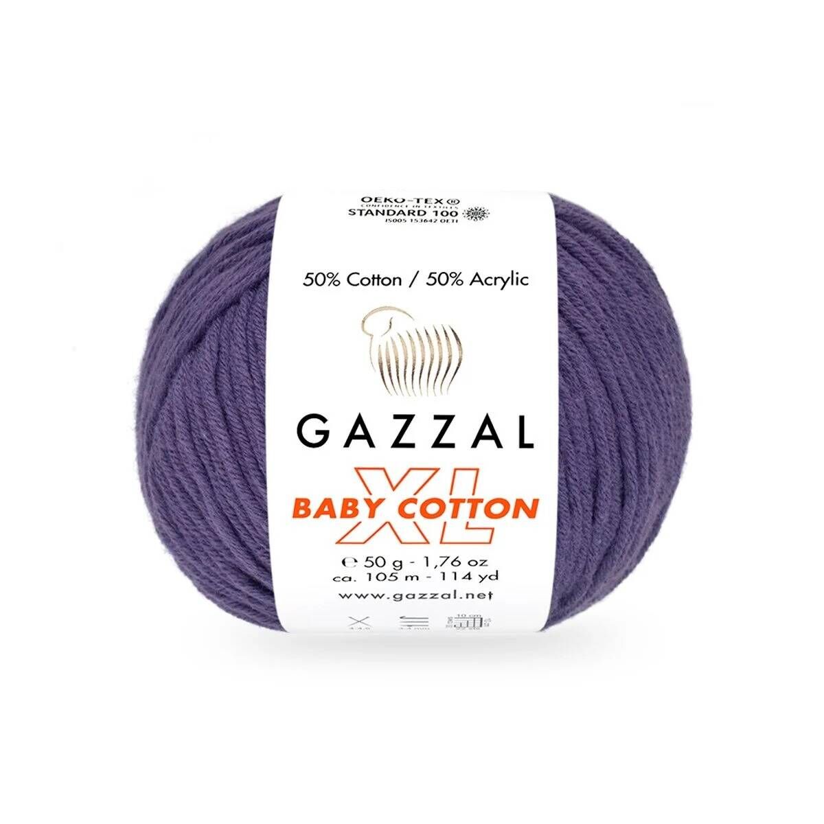 GAZZAL BABY COTTON EL ÖRGÜ İPİ XL 10 LU