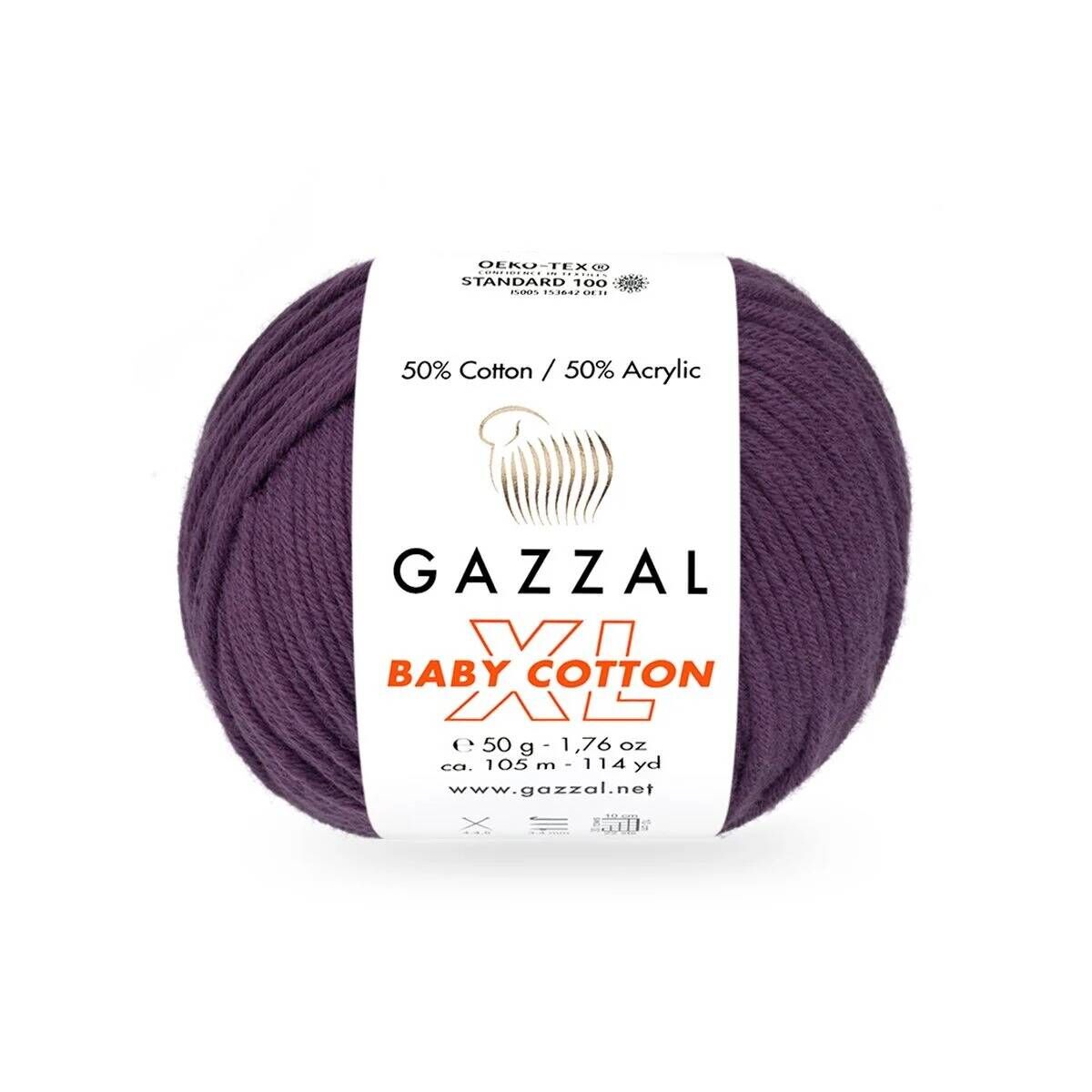 GAZZAL BABY COTTON EL ÖRGÜ İPİ XL 10 LU