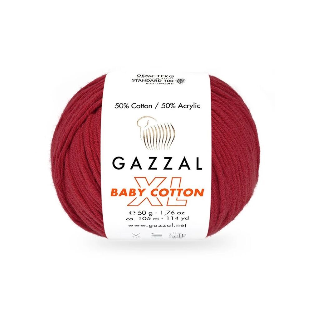 GAZZAL BABY COTTON EL ÖRGÜ İPİ XL 10 LU