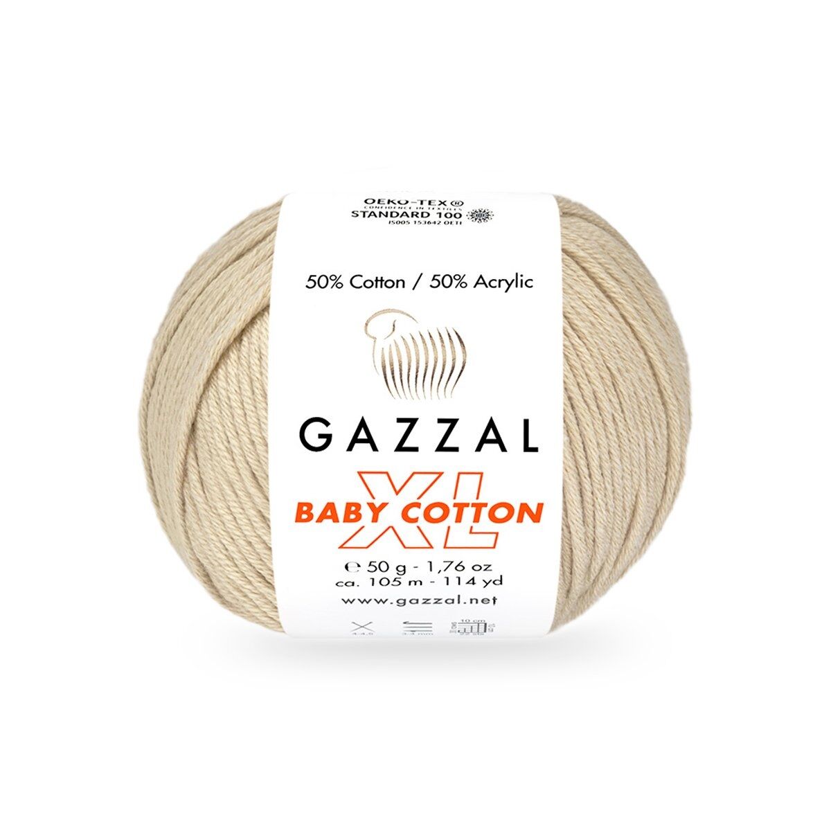 GAZZAL BABY COTTON EL ÖRGÜ İPİ XL 10 LU