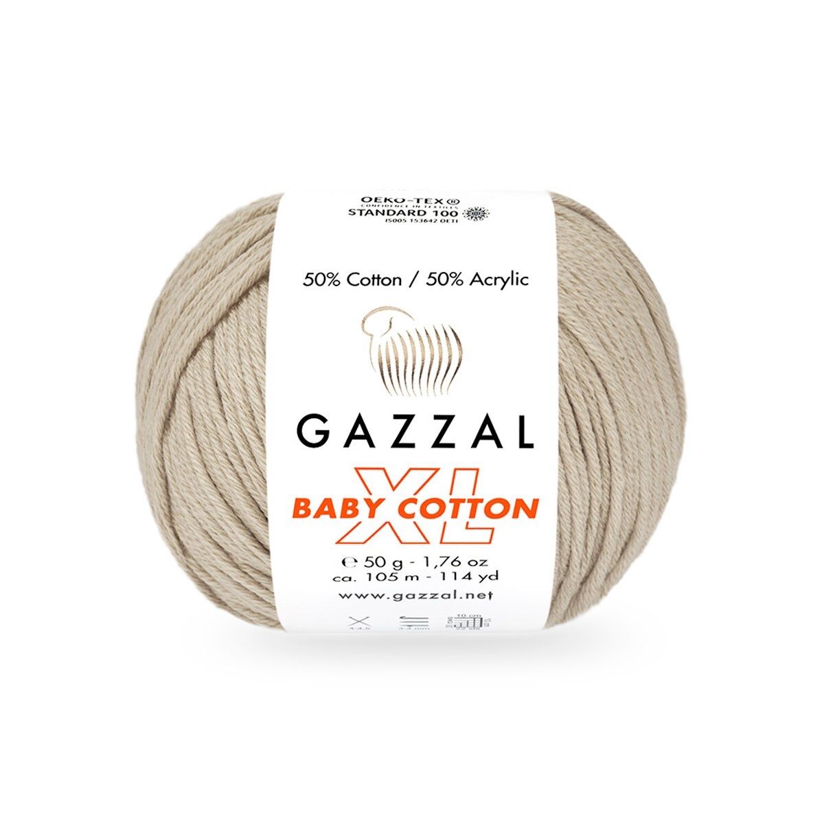 GAZZAL BABY COTTON EL ÖRGÜ İPİ XL 10 LU