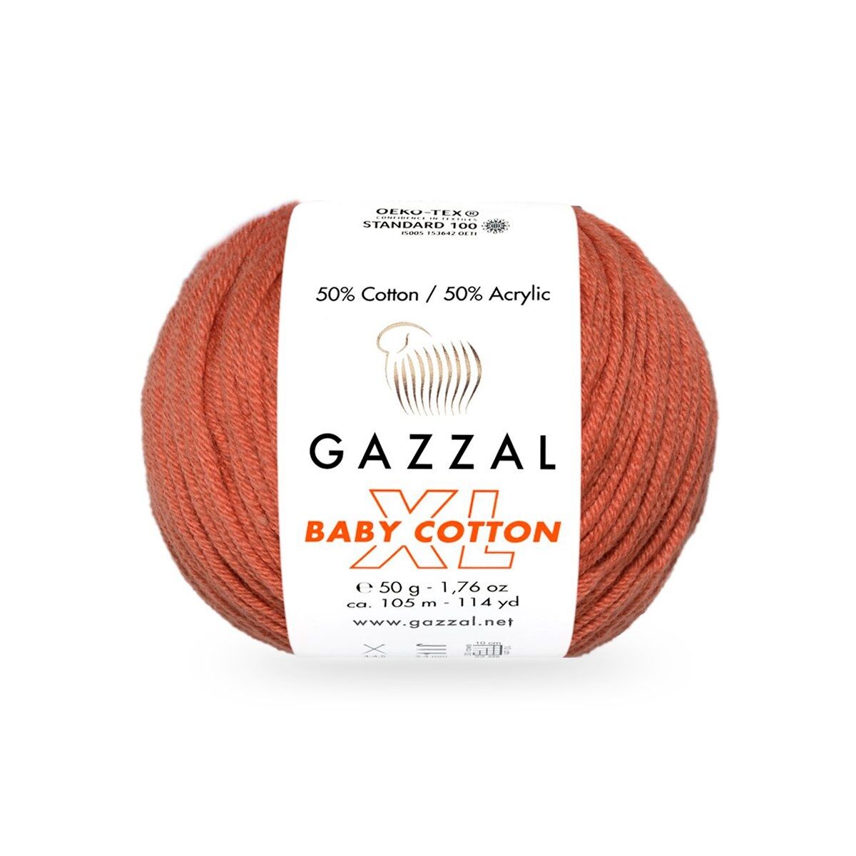 GAZZAL BABY COTTON EL ÖRGÜ İPİ XL 10 LU