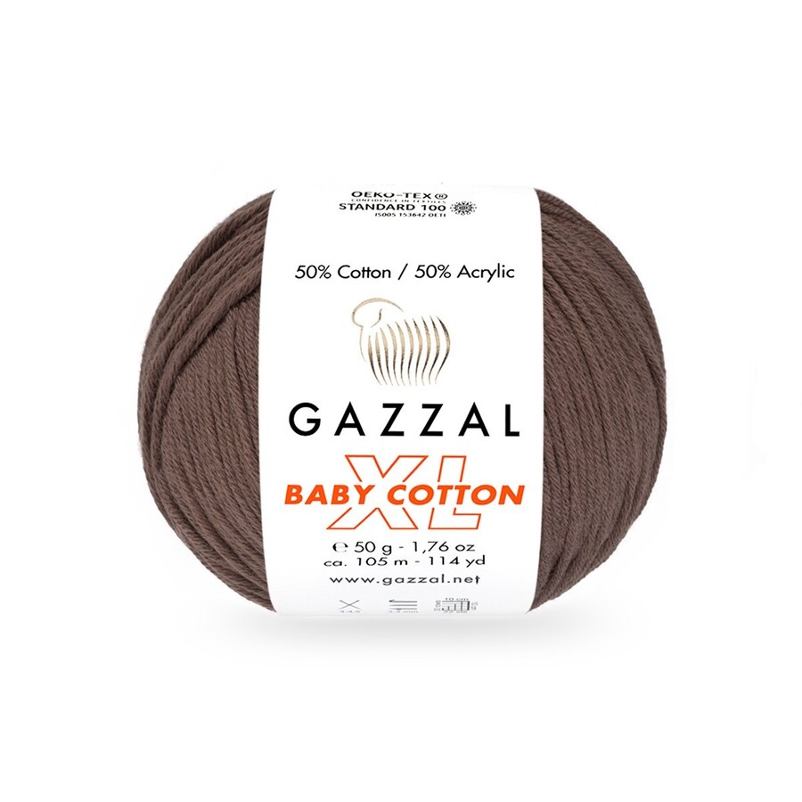 GAZZAL BABY COTTON EL ÖRGÜ İPİ XL 10 LU - Thumbnail