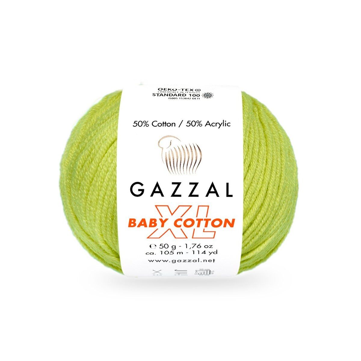 GAZZAL BABY COTTON EL ÖRGÜ İPİ XL 10 LU