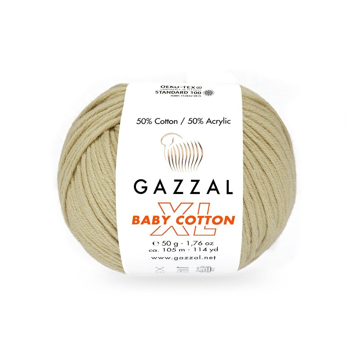 GAZZAL BABY COTTON EL ÖRGÜ İPİ XL 10 LU