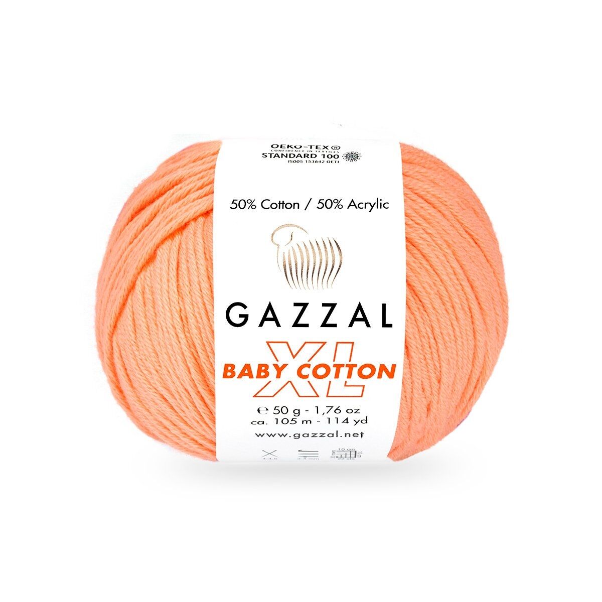 GAZZAL BABY COTTON EL ÖRGÜ İPİ XL 10 LU