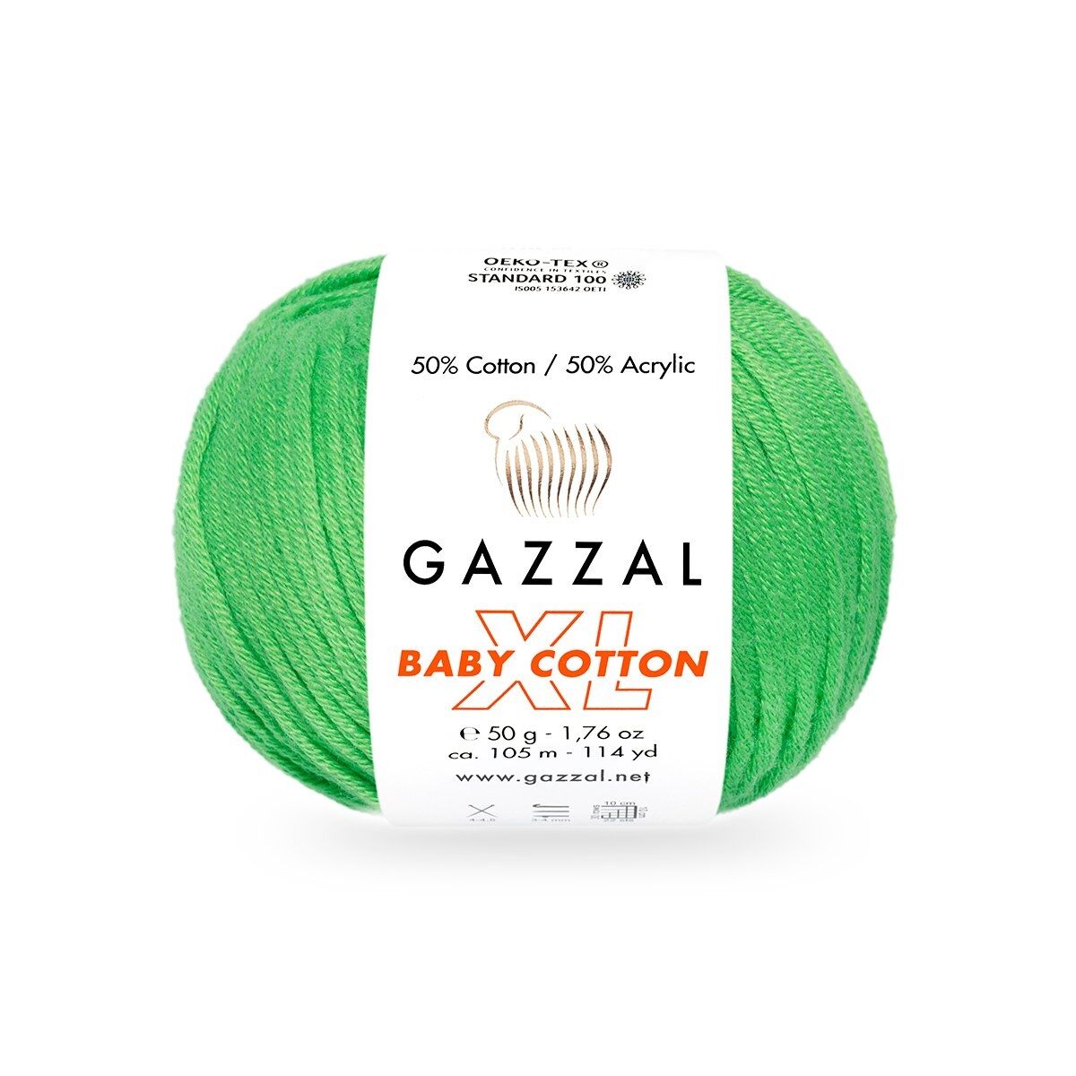 GAZZAL BABY COTTON EL ÖRGÜ İPİ XL 10 LU