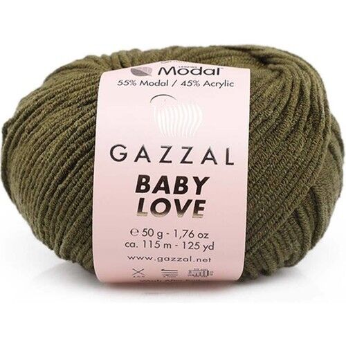 GAZZAL BABY LOVE EL ÖRGÜ İPİ 10 LU