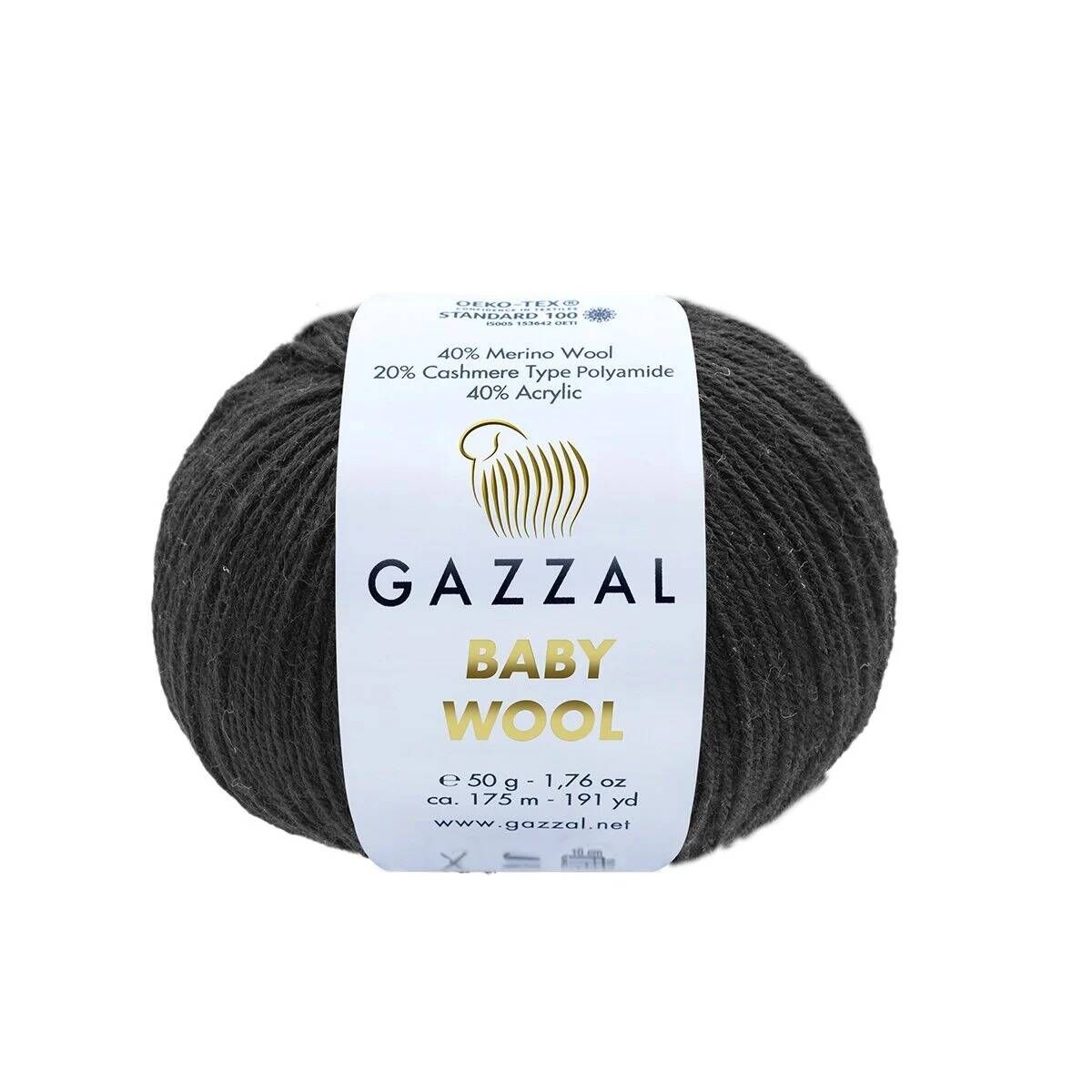 GAZZAL BABY WOOL EL ÖRGÜ İPİ 10 LU