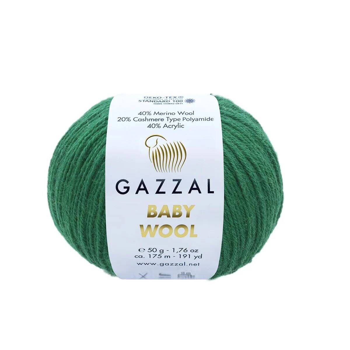 GAZZAL BABY WOOL EL ÖRGÜ İPİ 10 LU