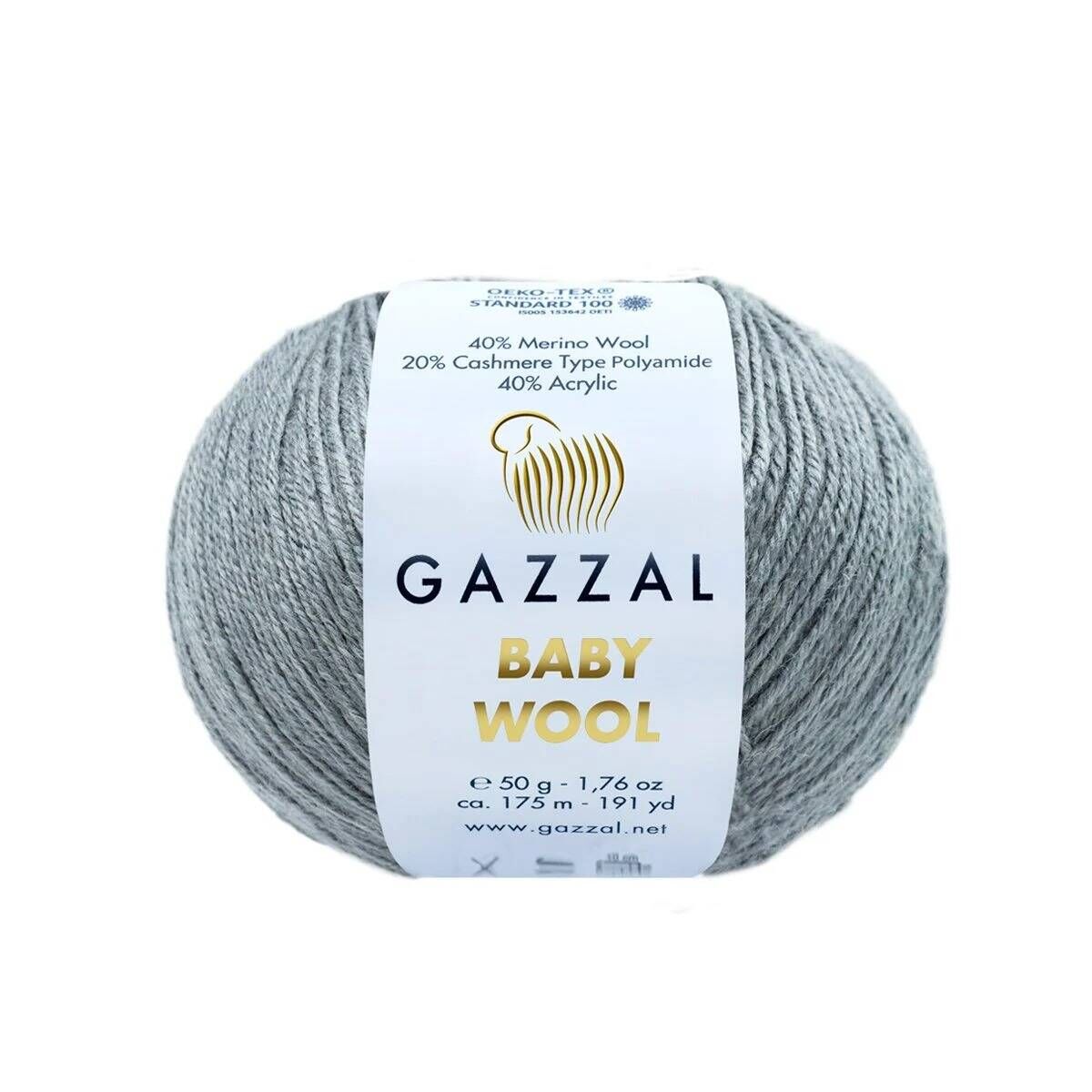 GAZZAL BABY WOOL EL ÖRGÜ İPİ 10 LU