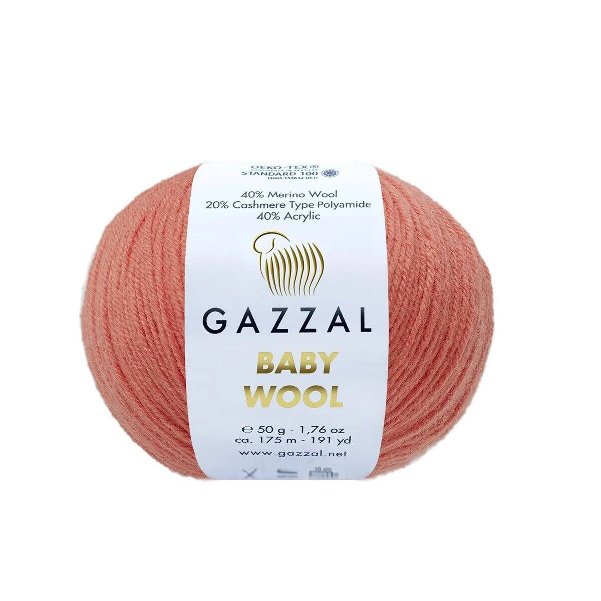 GAZZAL BABY WOOL EL ÖRGÜ İPİ 10 LU