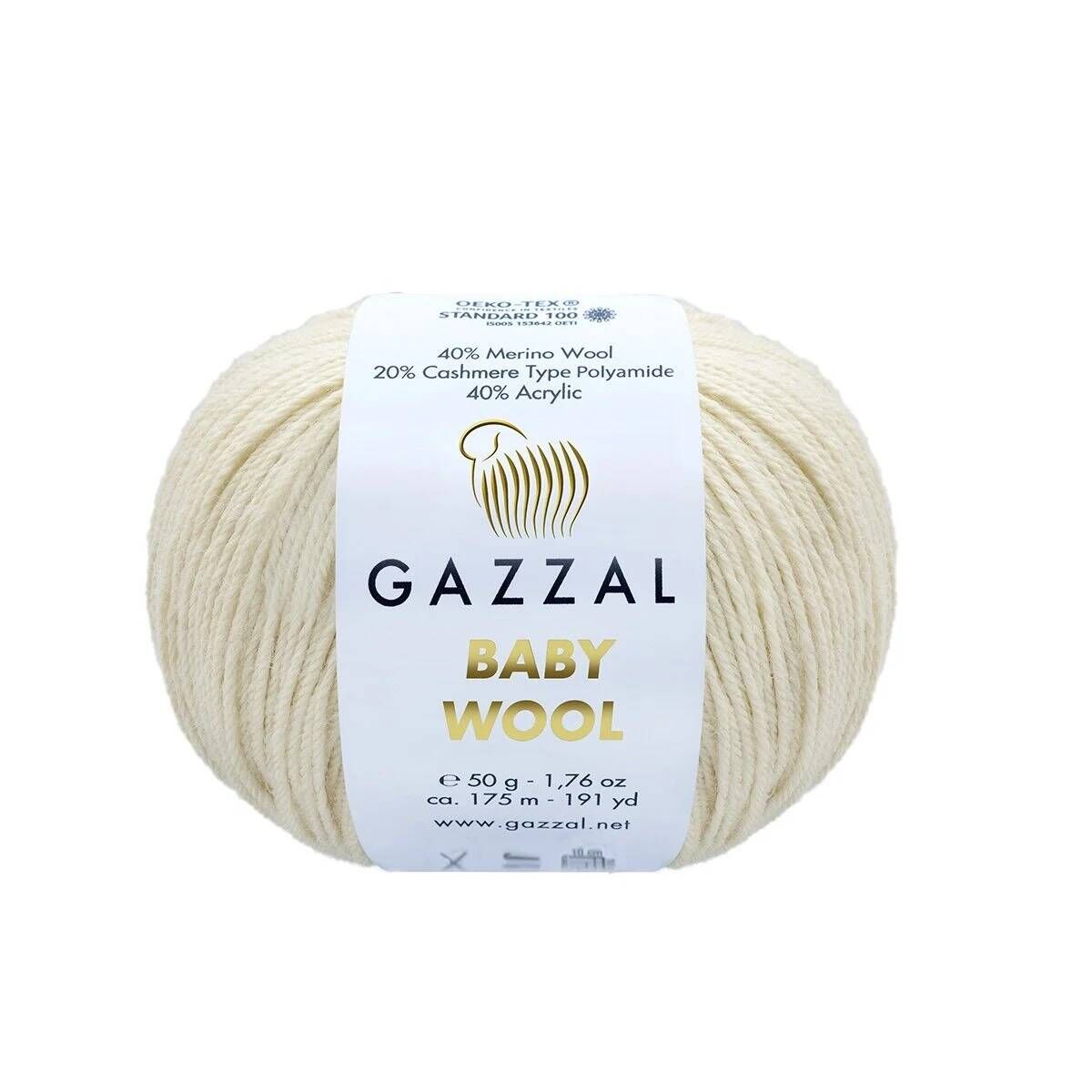 GAZZAL BABY WOOL EL ÖRGÜ İPİ 10 LU