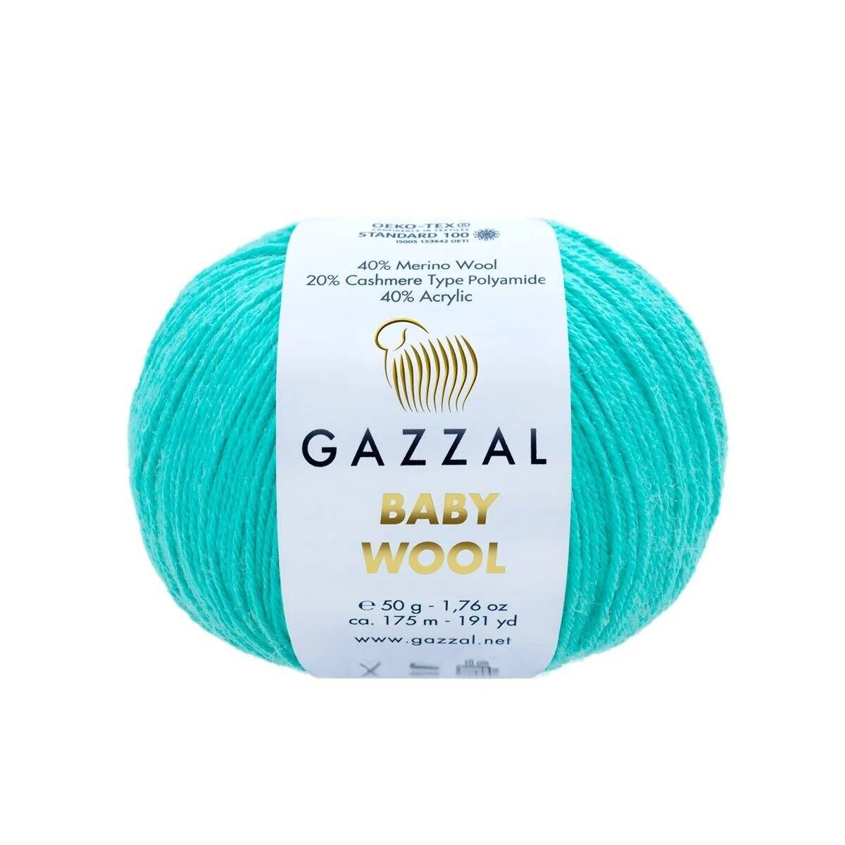 GAZZAL BABY WOOL EL ÖRGÜ İPİ 10 LU