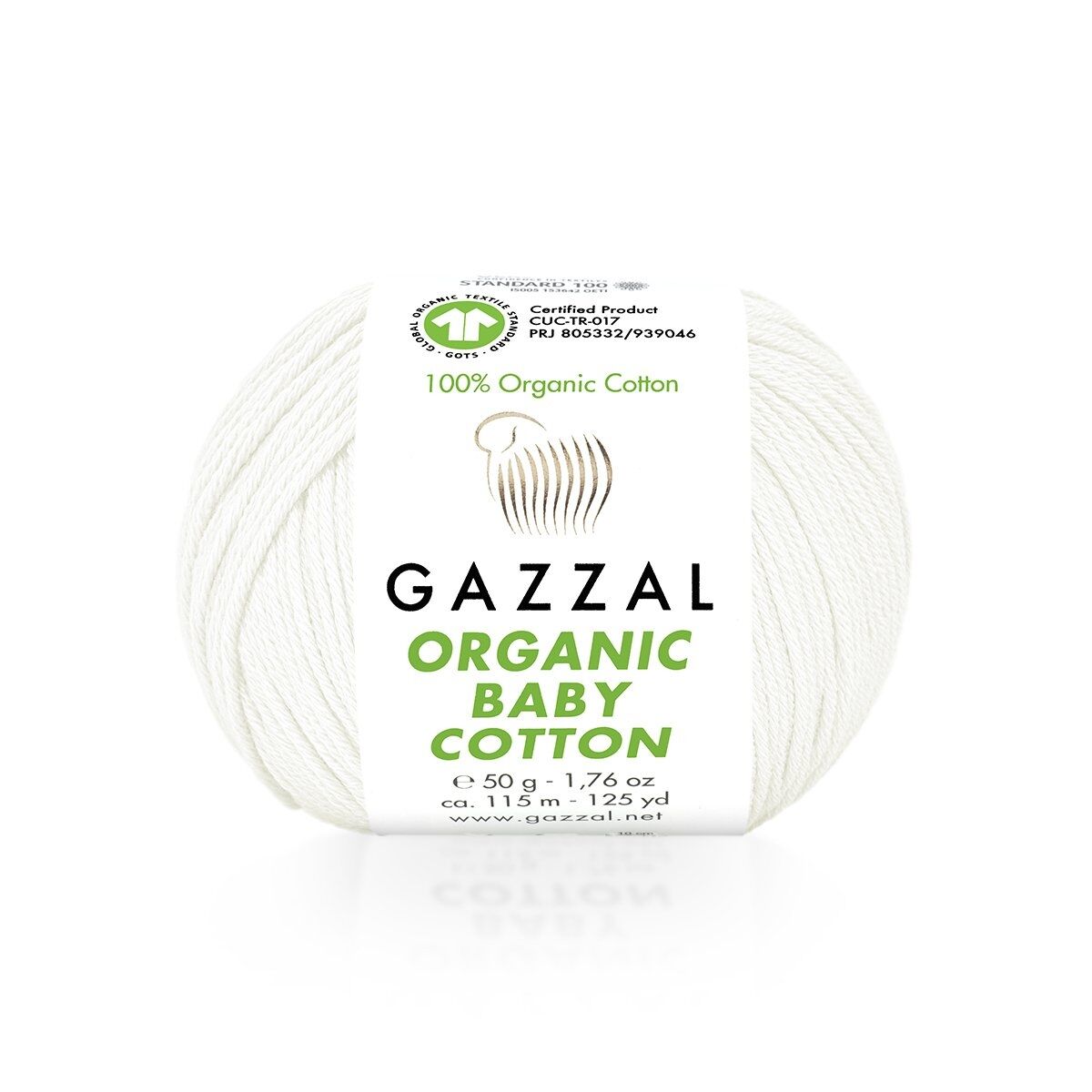 GAZZAL ORGANİC BABY COTTON EL ÖRGÜ İPİ 10 LU