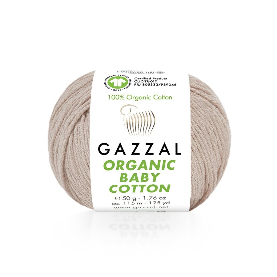 GAZZAL ORGANİC BABY COTTON EL ÖRGÜ İPİ 10 LU - Thumbnail