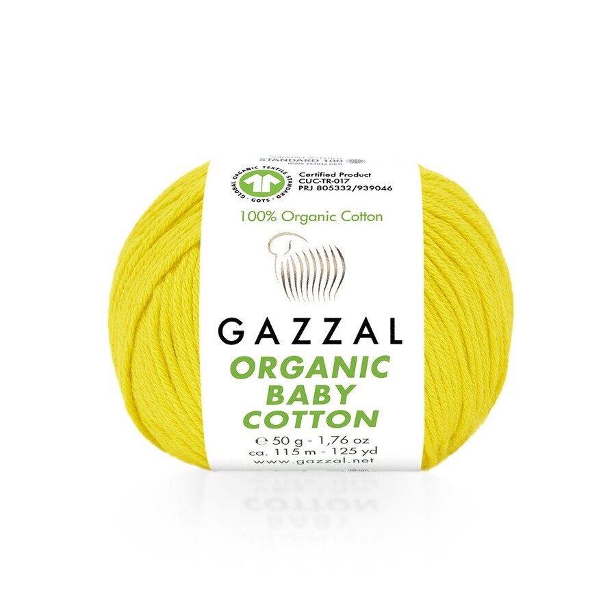 GAZZAL ORGANİC BABY COTTON EL ÖRGÜ İPİ 10 LU - Thumbnail