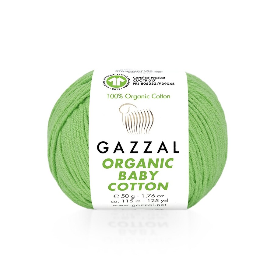 GAZZAL ORGANİC BABY COTTON EL ÖRGÜ İPİ 10 LU - Thumbnail