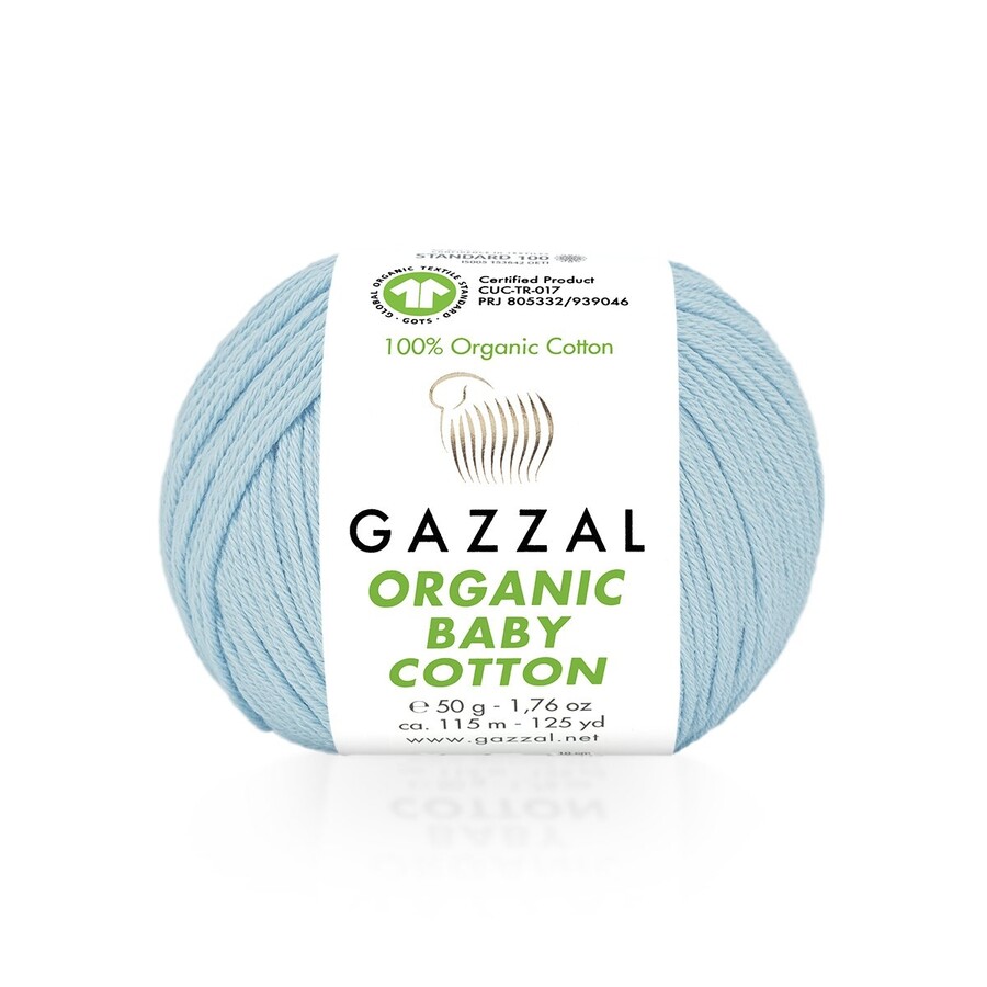 GAZZAL ORGANİC BABY COTTON EL ÖRGÜ İPİ 10 LU - Thumbnail