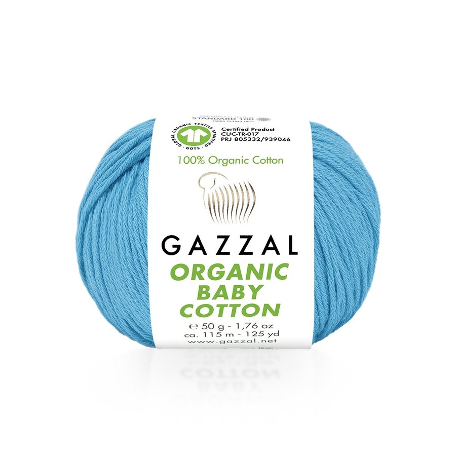 GAZZAL ORGANİC BABY COTTON EL ÖRGÜ İPİ 10 LU - Thumbnail