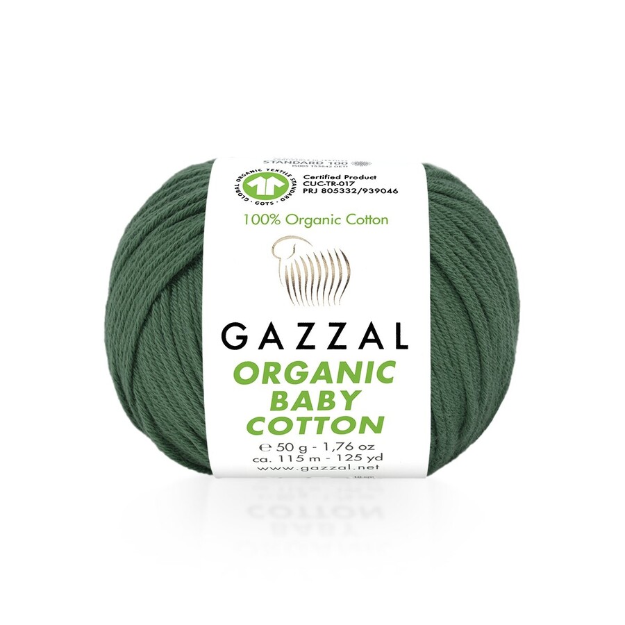 GAZZAL ORGANİC BABY COTTON EL ÖRGÜ İPİ 10 LU - Thumbnail