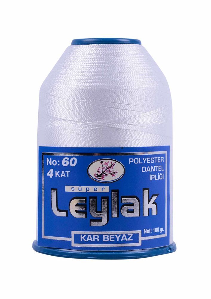 LEYLAK POLYESTER DANTEL İPLİĞİ NO 60 6 ADET