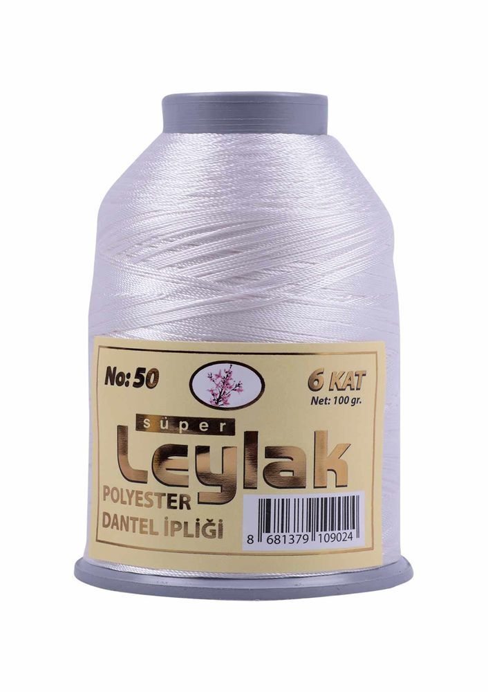 LEYLAK POLYESTER DANTEL İPİ 100 GR NO 50 6 ADET