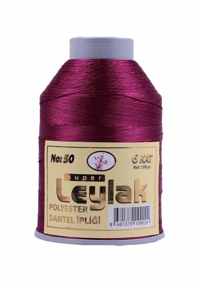 LEYLAK POLYESTER DANTEL İPİ 100 GR NO 50 6 ADET - Thumbnail