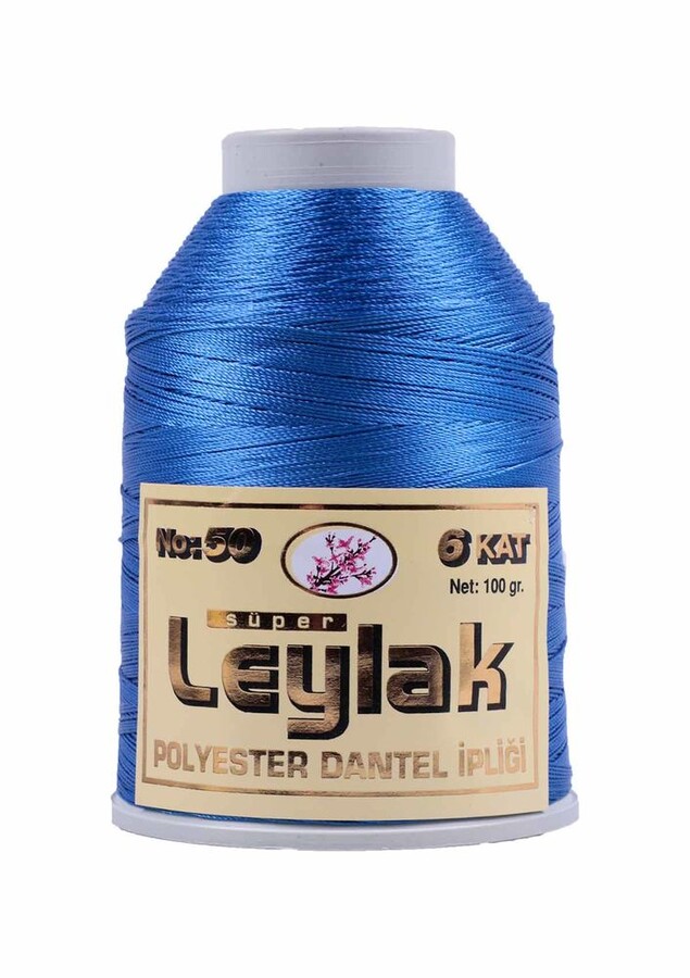 LEYLAK POLYESTER DANTEL İPİ 100 GR NO 50 6 ADET - Thumbnail