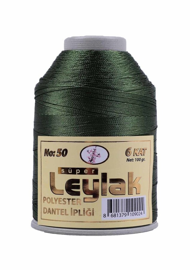 LEYLAK POLYESTER DANTEL İPİ 100 GR NO 50 6 ADET - Thumbnail