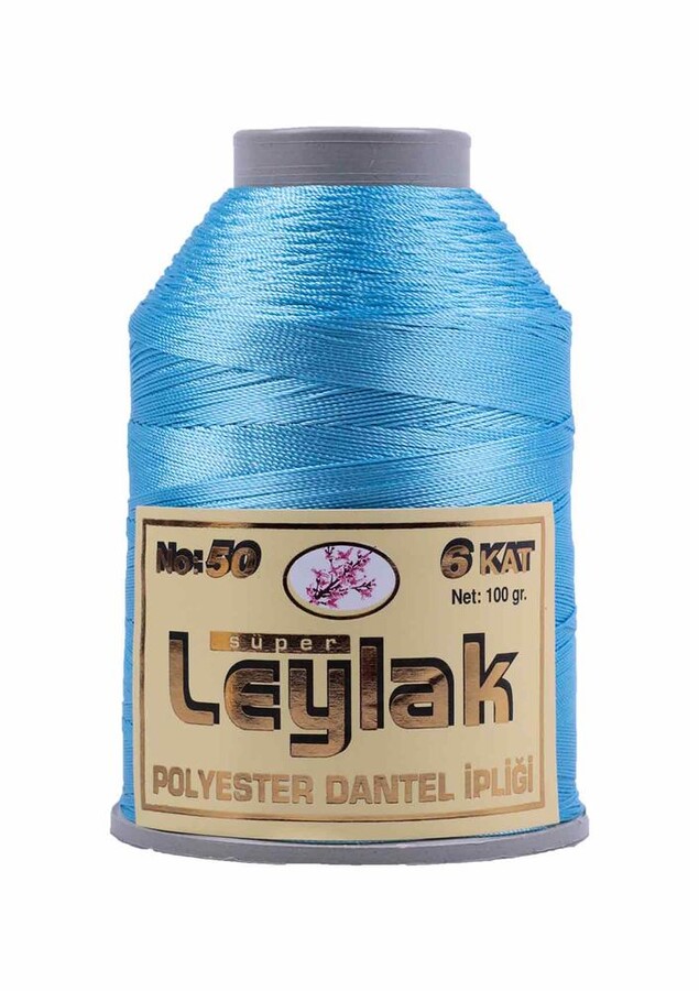 LEYLAK POLYESTER DANTEL İPİ 100 GR NO 50 6 ADET - Thumbnail